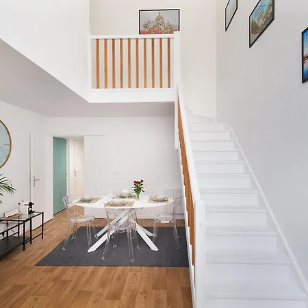 Appartement Duplex Cosy 6 Personnes - Parking Gratuit - 15 Min Centre De Paris Metro 13 à Asnières Extérieur photo