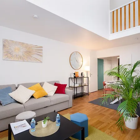 Appartement Duplex Cosy 6 Personnes - Parking Gratuit - 15 Min Centre De Paris Metro 13 à Asnières Extérieur photo