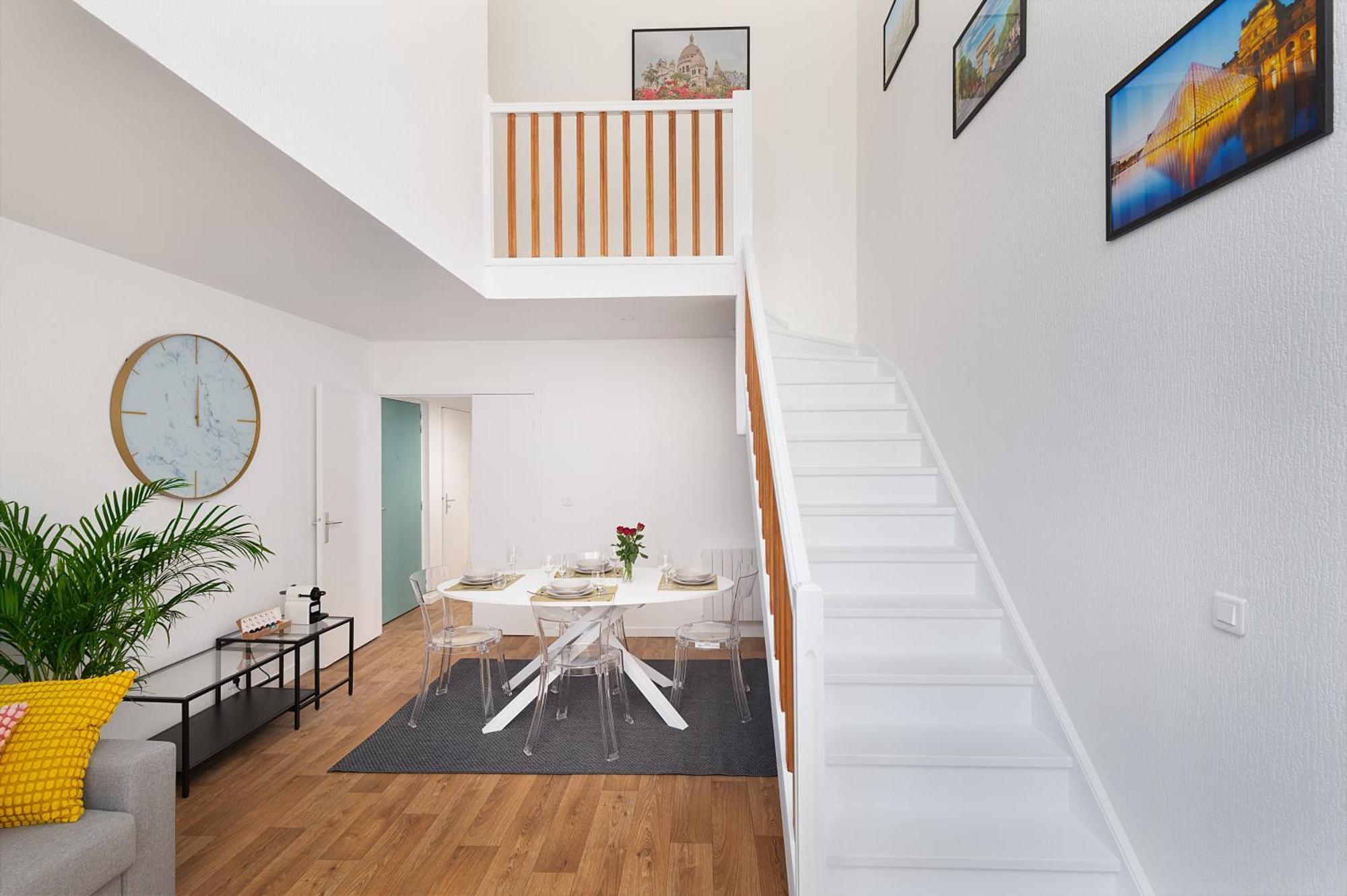 Duplex Cosy 6 Personnes - Parking Gratuit - 15 Min Centre De Paris Metro 13 *