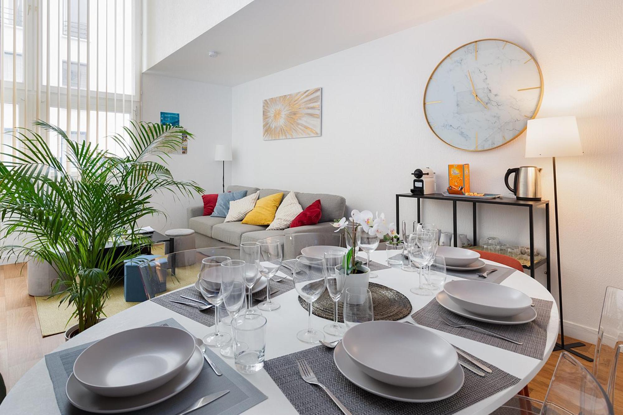Duplex Cosy 6 Personnes - Parking Gratuit - 15 Min Centre De Paris Metro 13 Asnières