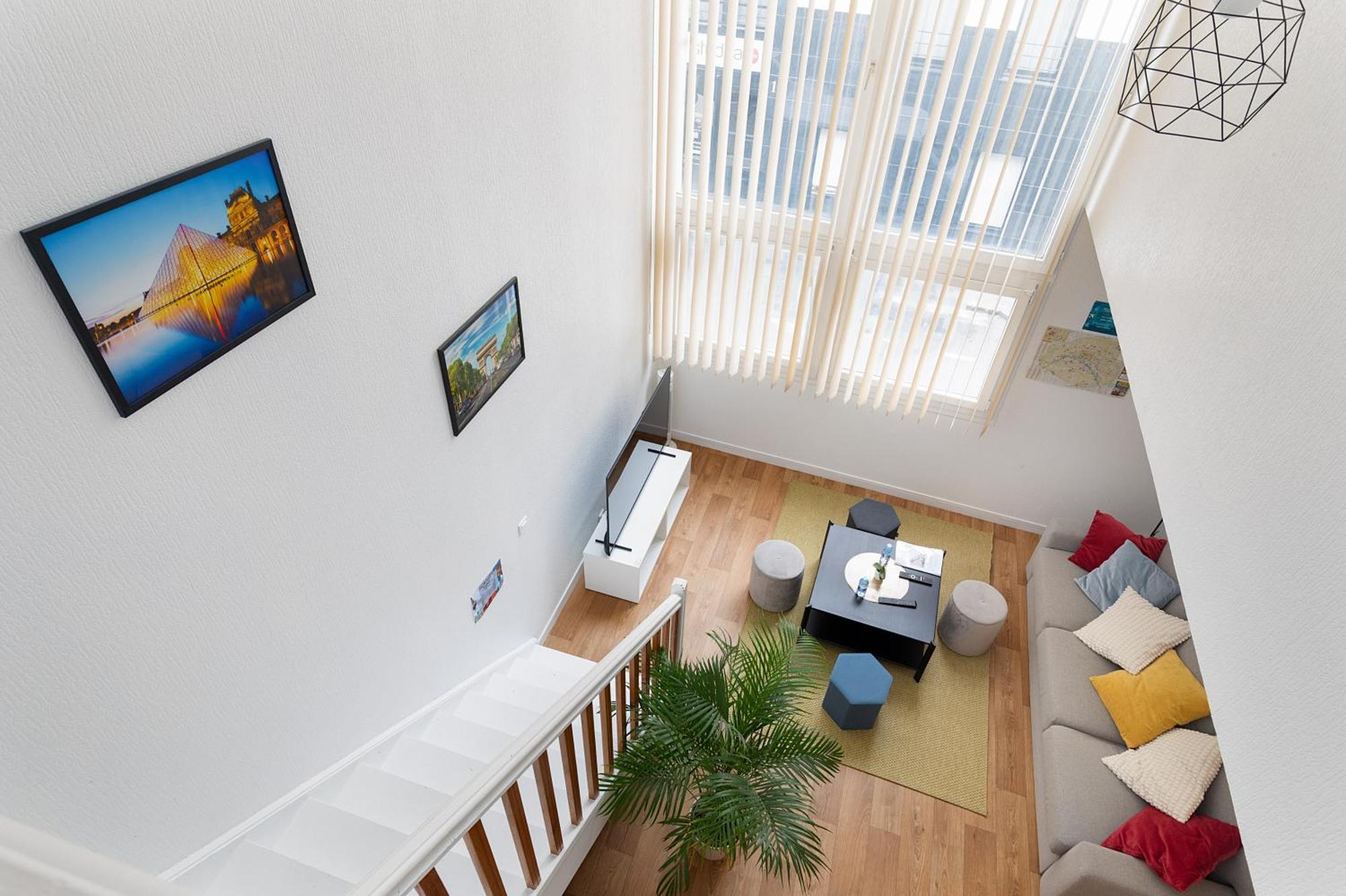 Duplex Cosy 6 Personnes - Parking Gratuit - 15 Min Centre De Paris Metro 13